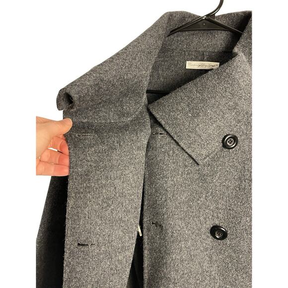 Cambridge Dry Goods 100% Wool Dark Grey Button-up Size Large Jacket/Sweater - Picture 4 of 10